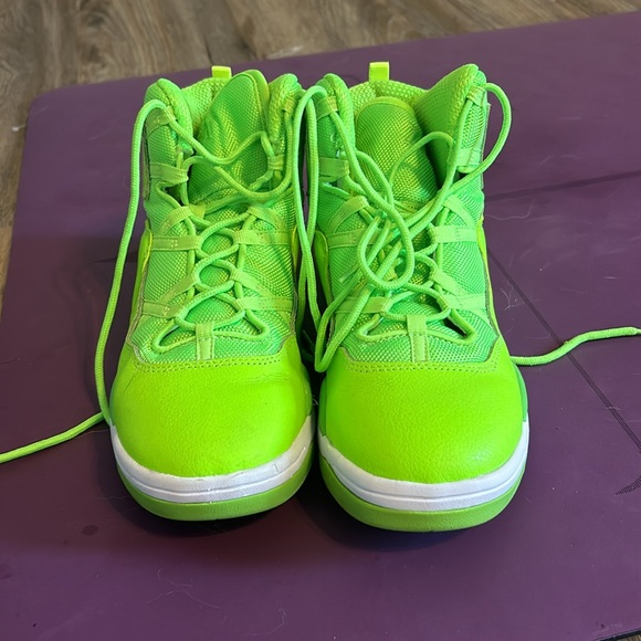 Zumba Air Shock High Top shoes, Bright Green - Picture 2 of 5